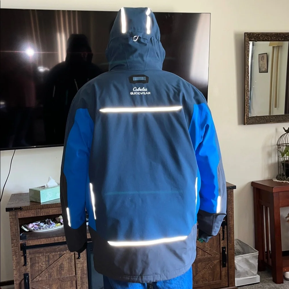 Cabela’s Outdoor GUIDEWEAR GORETEX WINTER Jacket COAT Men’s SIZE 2XL - Picture 3 of 11